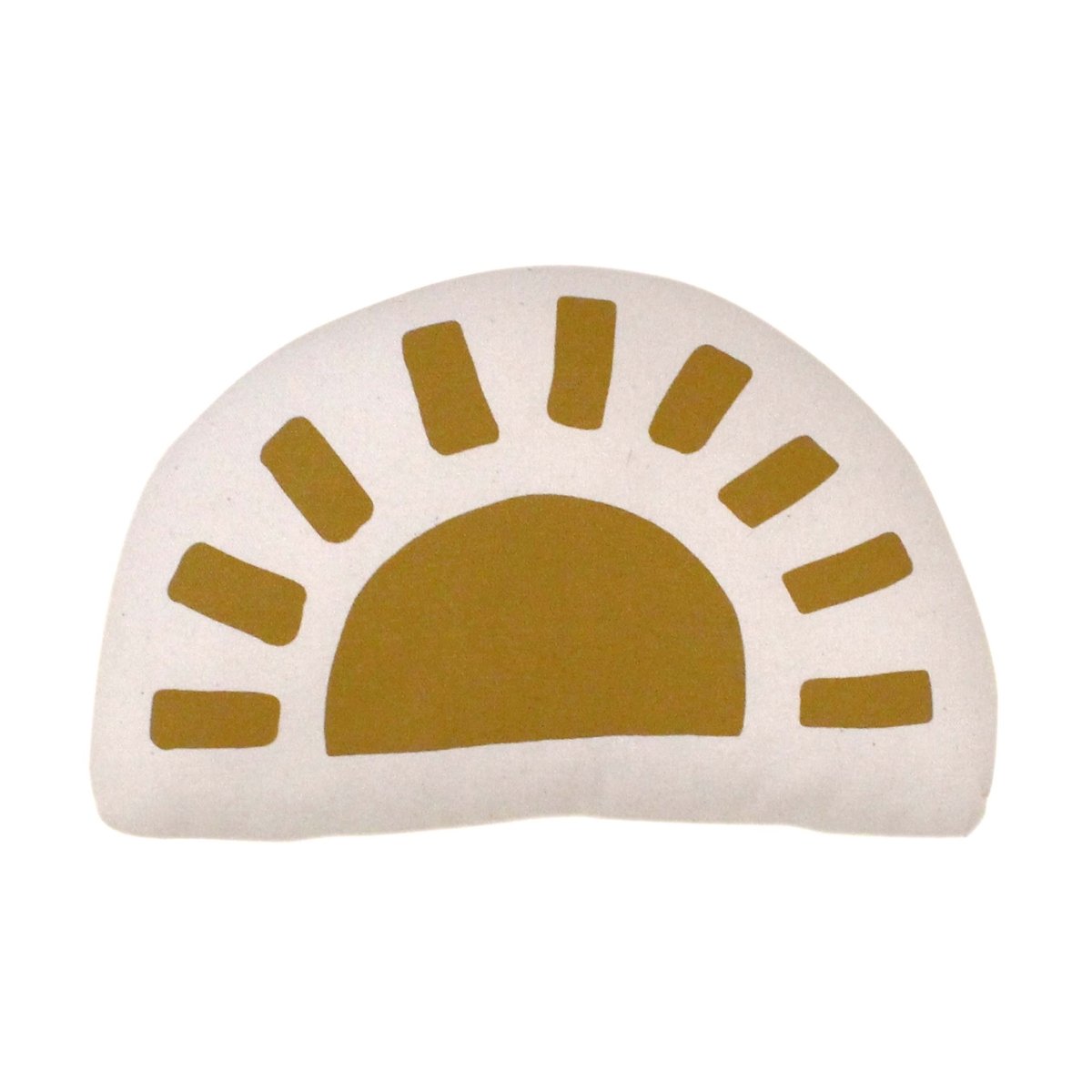 Imani Collective Handmade Gold Sun Pillow Canvas 11x8in Nursery Decor