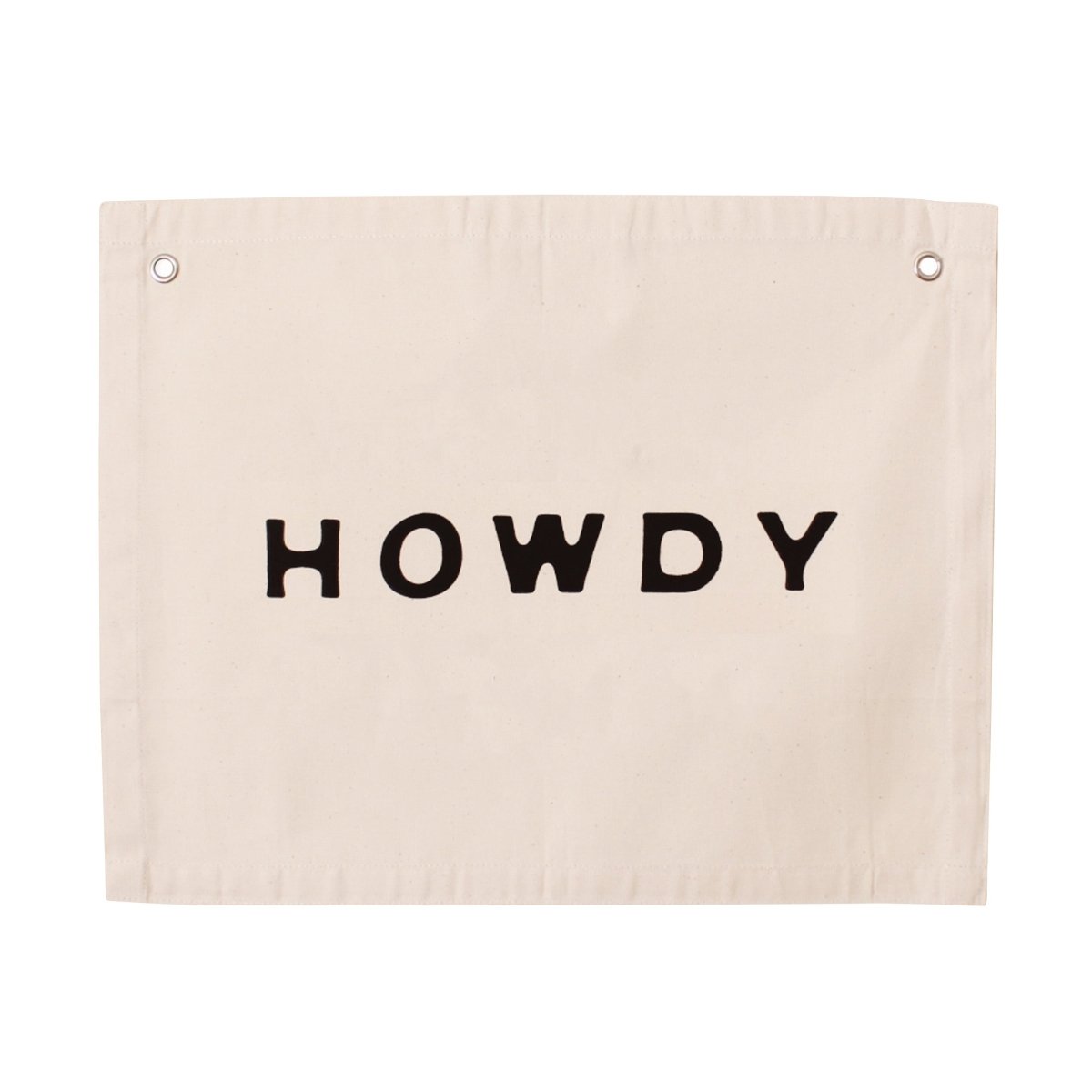 Imani Collective Handmade Howdy Canvas Banner 16x20 - Western Nursery Decor