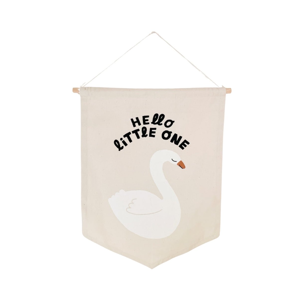 Imani Collective Hello Little One Canvas Hang Sign - 12x15in Nursery Wall Art