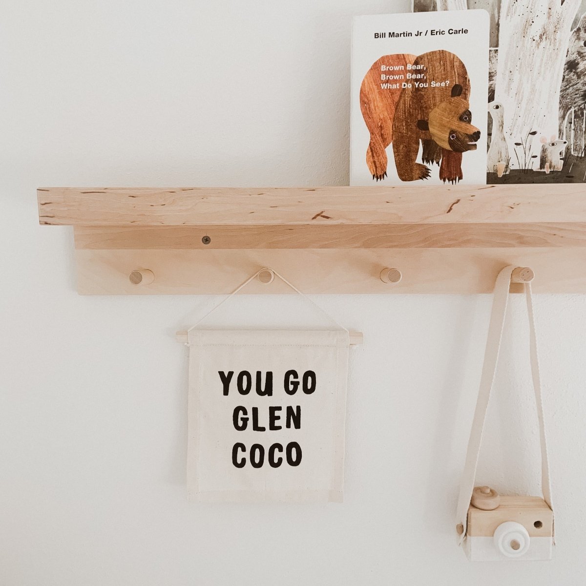 Imani Collective Mean Girls Glen Coco Canvas Banner - Handmade 6.5x8in Wall Sign