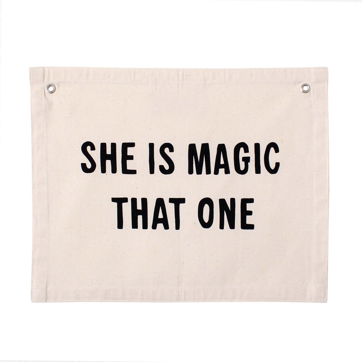 Imani Collective She Is Magic Canvas Banner - Handmade 16x20 Screen Printed Wall Art
