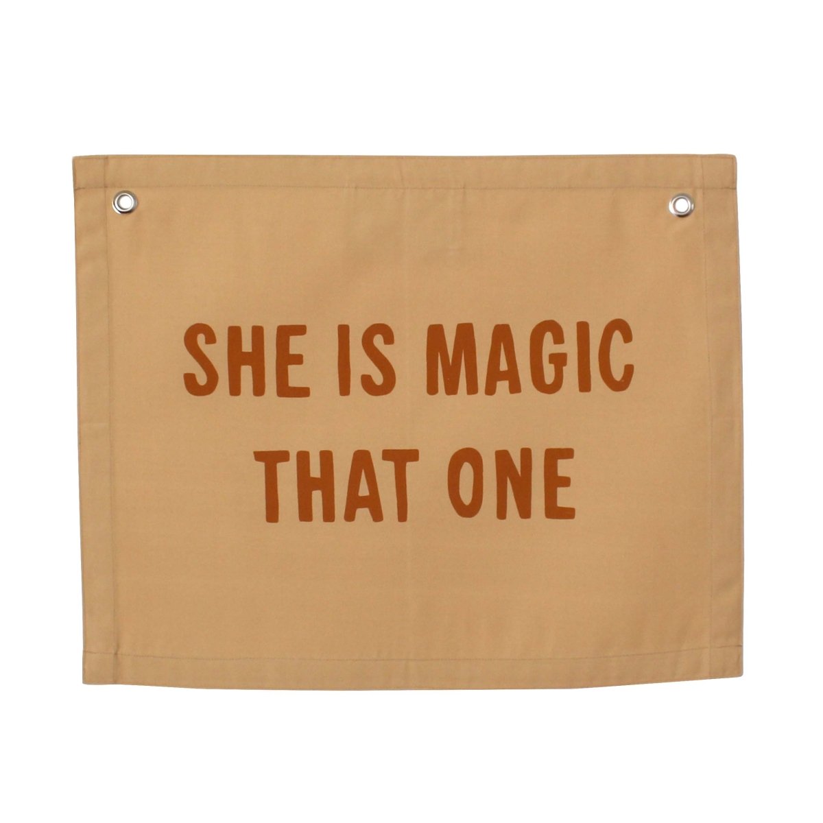 Imani Collective She Is Magic Canvas Banner - Handmade 16x20 Screen Printed Wall Art