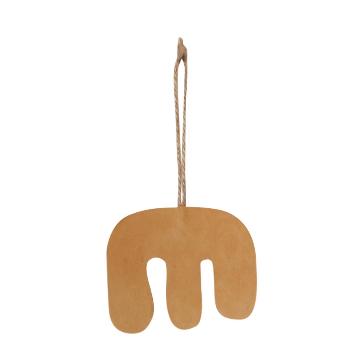 Imani Collective Upcycled Leather Comb Ornament - Handmade Fair Trade Kenya 3x2.5in