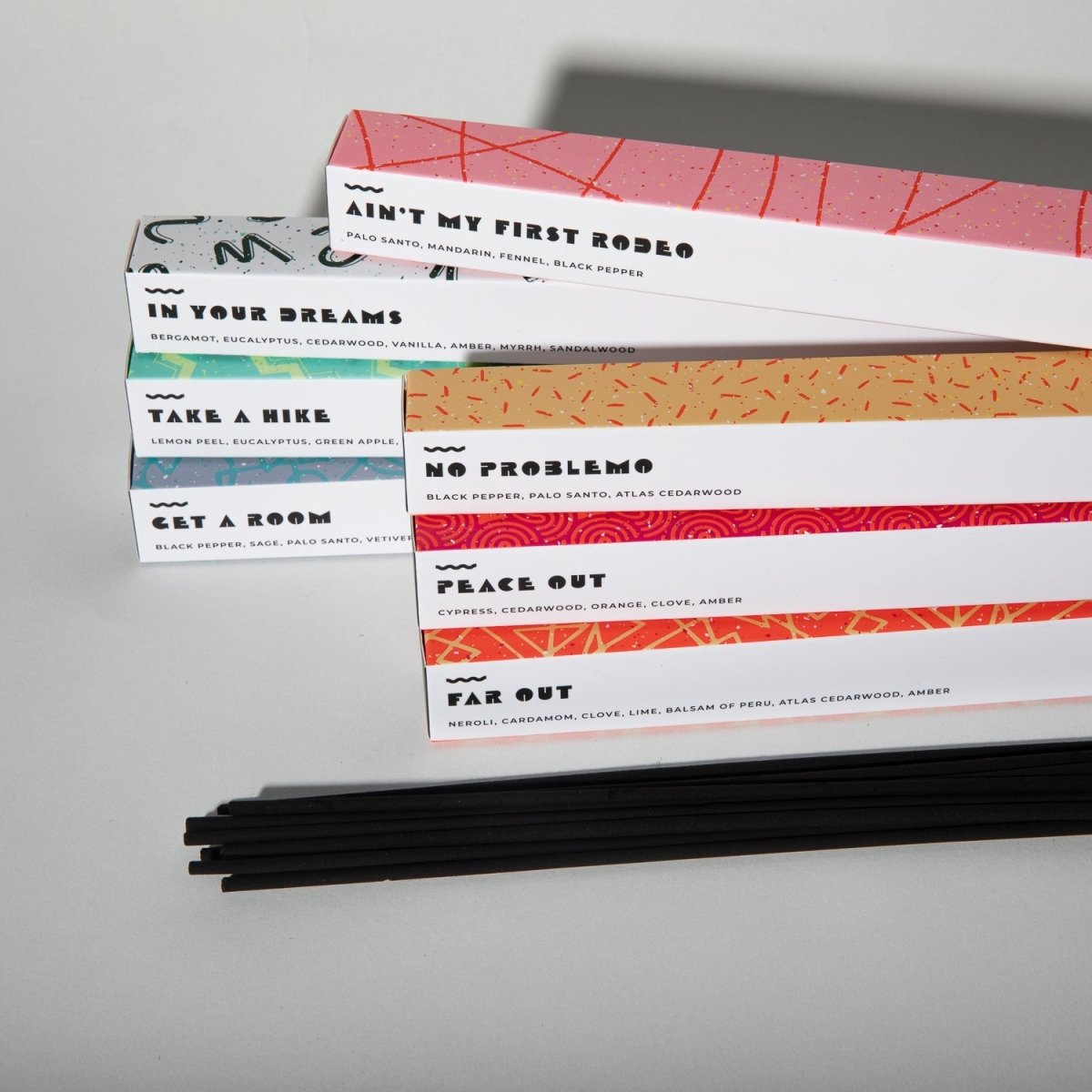 Pretti.Cool Incense Sticks, Gift Set of 7 - lily & onyx