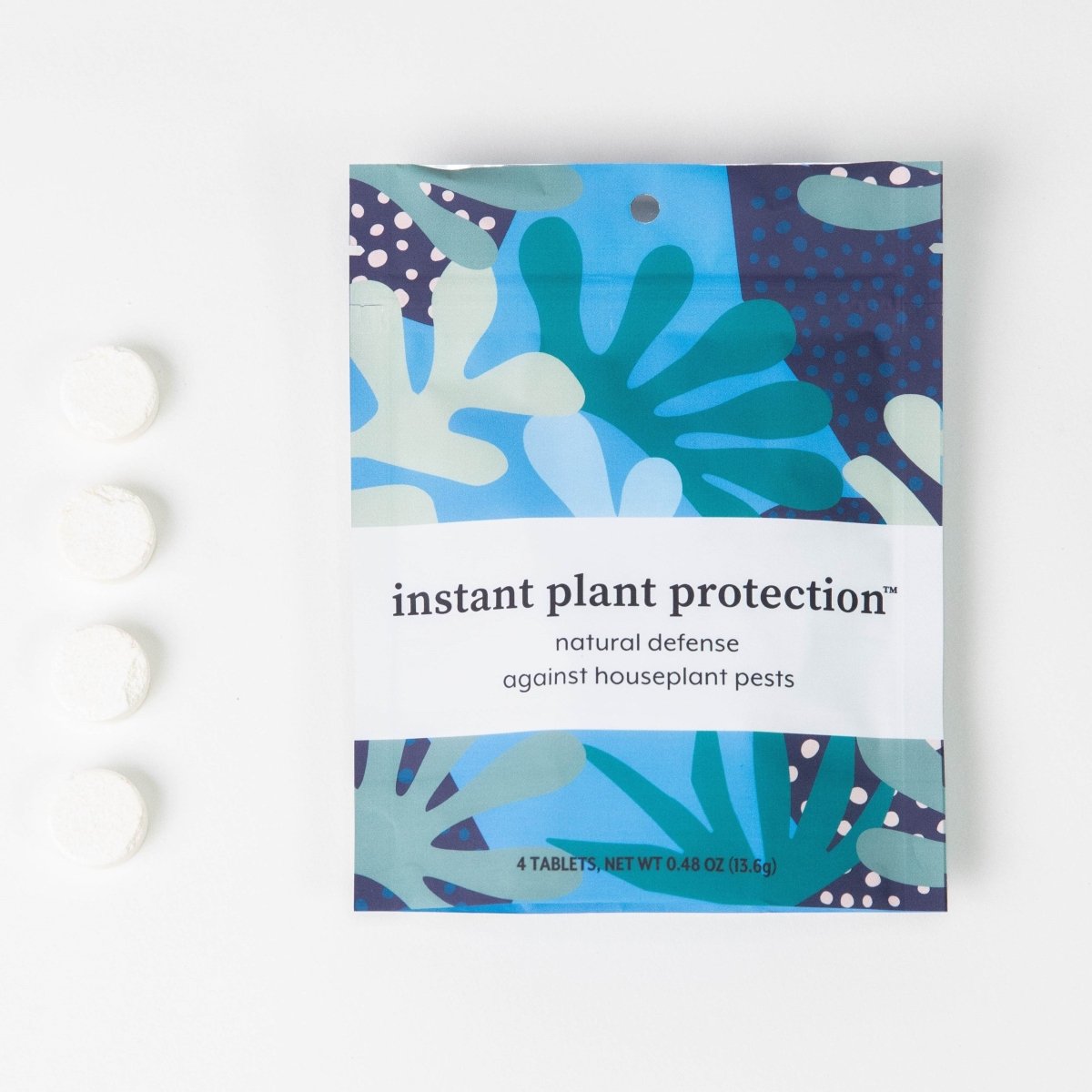 Instant Plant Food Instant Plant Protection™ Natural Pest Control Tablets | Peppermint Formula for Houseplants, 2 Pouches (4 Tablets Each)