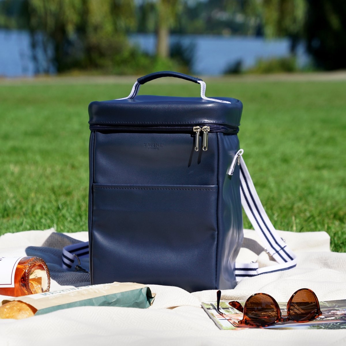 Twine Living Navy Insulated Cooler Backpack
