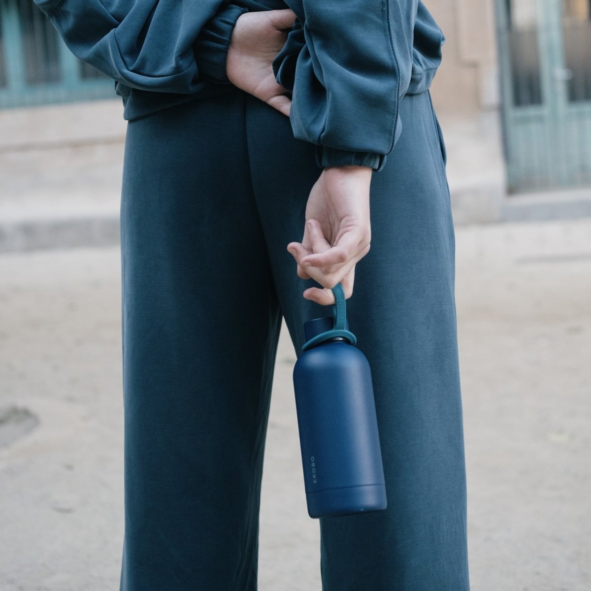 EKOBO Insulated Reusable Bottle, 12 oz - Midnight Blue - lily & onyx