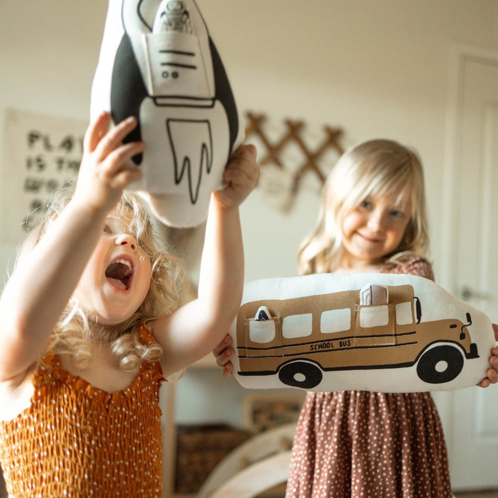 
                      
                        Imani Collective Interactive School Bus Pillow - lily & onyx
                      
                    