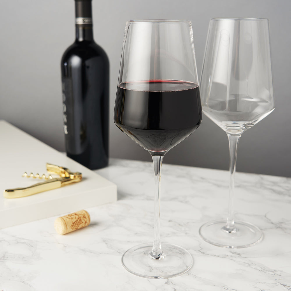 
                      
                        Raye Angled Crystal Bordeaux Glasses, Set of 2
                      
                    