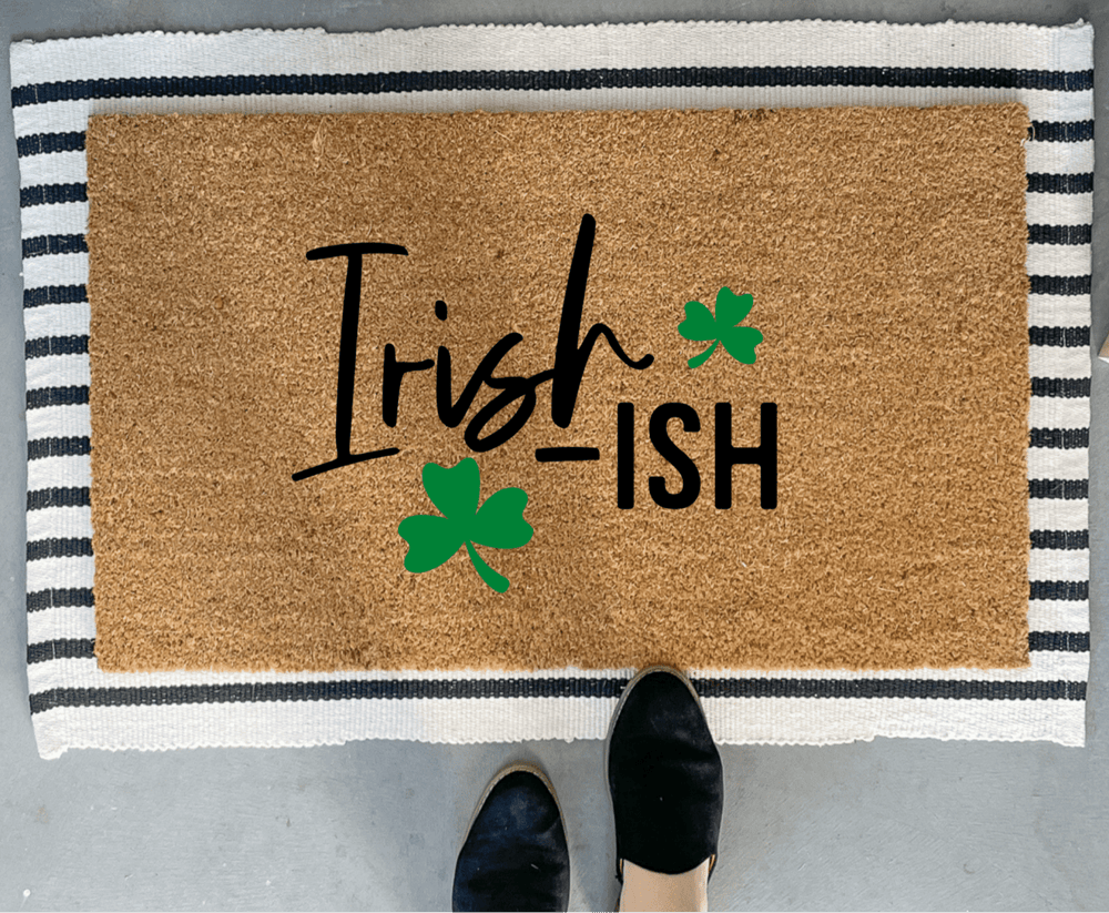 Nickel Designs Custom Doormats Irish - Ish St. Patrick's Day Doormat - lily & onyx