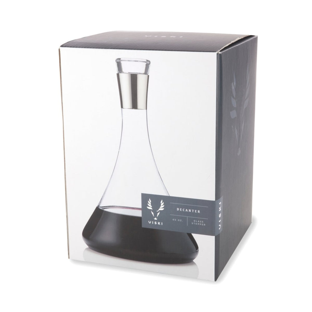 
                      
                        Viski Irving Chrome - Rimmed Crystal Decanter - lily & onyx
                      
                    