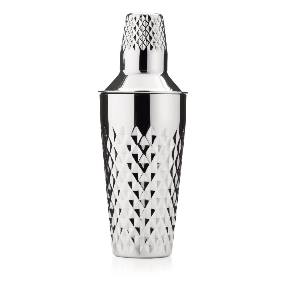 Viski Irving Stainless Steel Faceted Cocktail Shaker - lily & onyx
