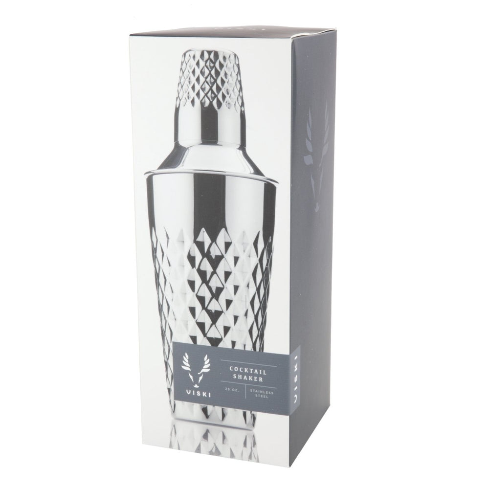 
                      
                        Viski Irving Stainless Steel Faceted Cocktail Shaker - lily & onyx
                      
                    