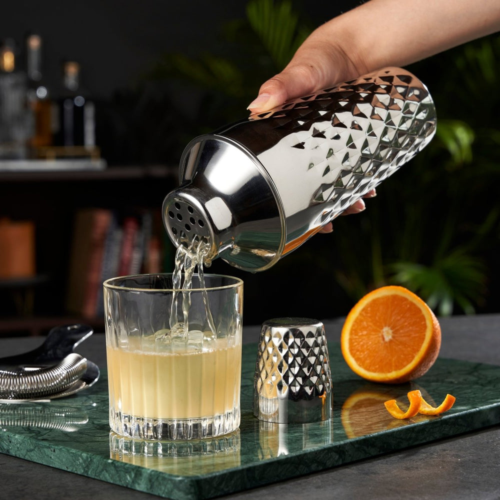
                      
                        Viski Irving Stainless Steel Faceted Cocktail Shaker - lily & onyx
                      
                    