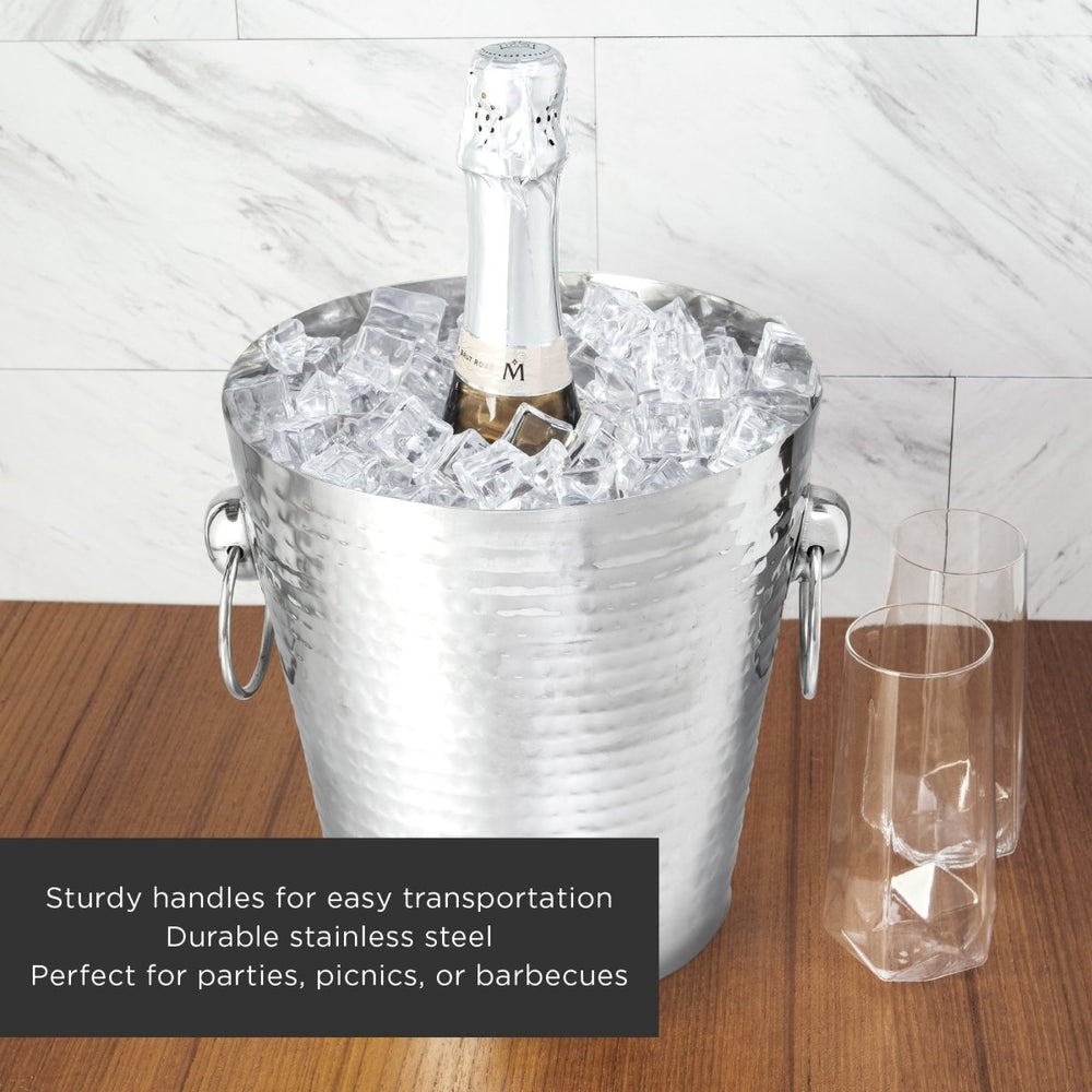 
                      
                        Viski Irving Stainless Steel Hammered Ice Bucket - lily & onyx
                      
                    