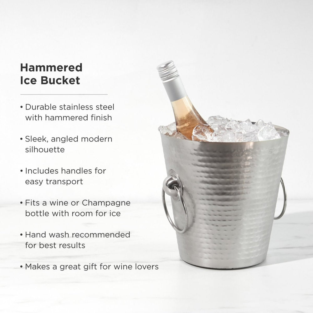 
                      
                        Viski Irving Stainless Steel Hammered Ice Bucket - lily & onyx
                      
                    