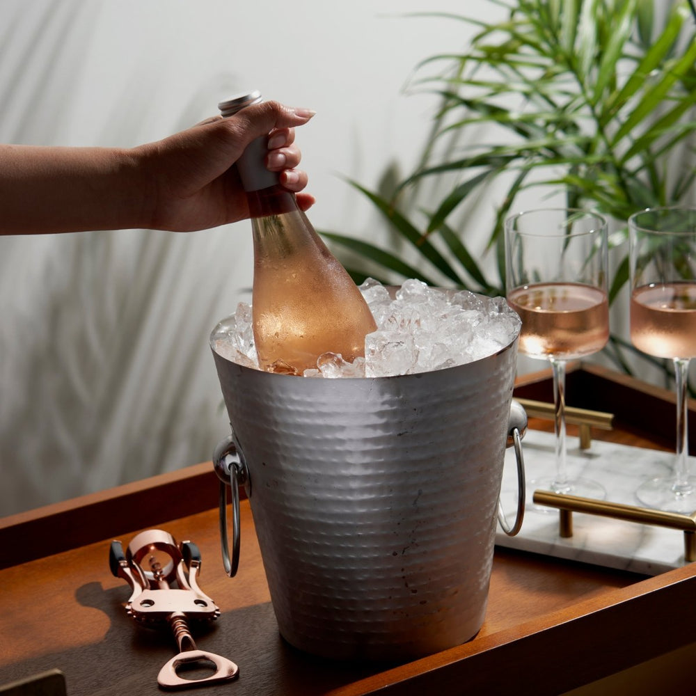 
                      
                        Viski Irving Stainless Steel Hammered Ice Bucket - lily & onyx
                      
                    