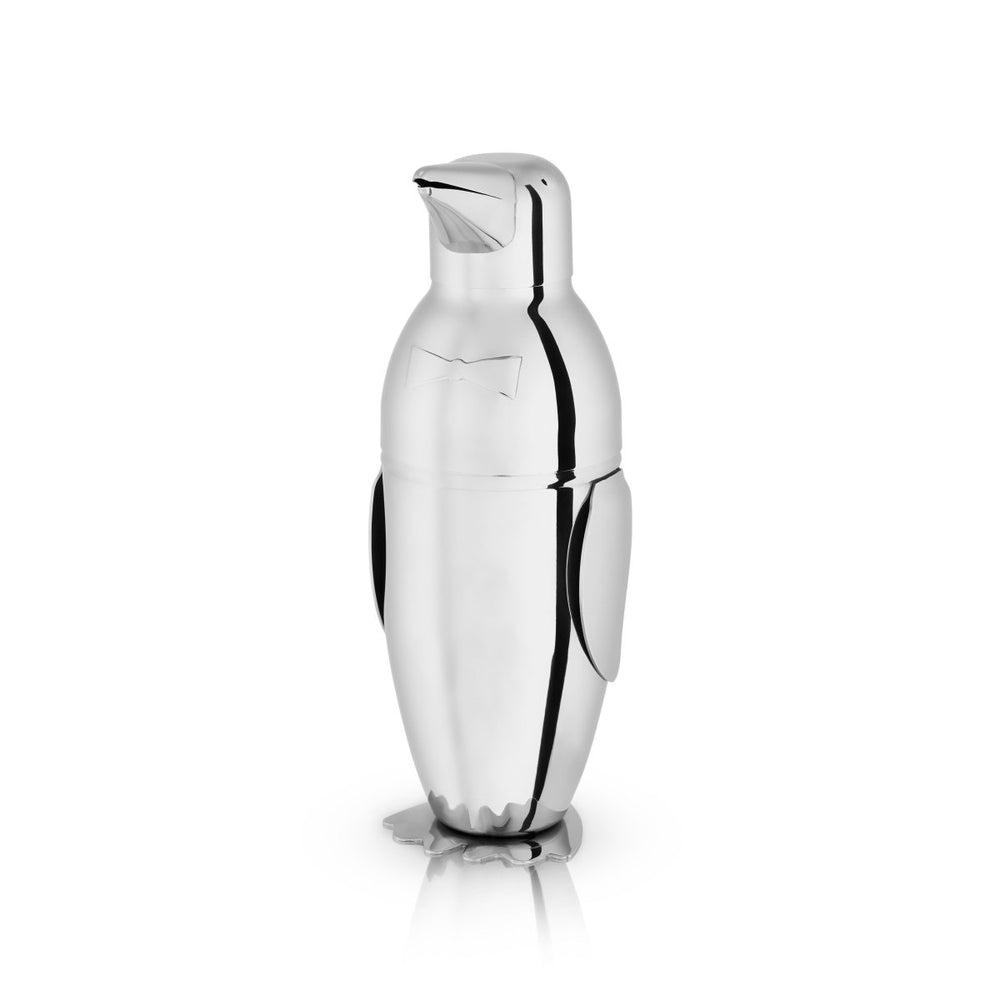 Viski Irving Stainless Steel Penguin Cocktail Shaker - lily & onyx