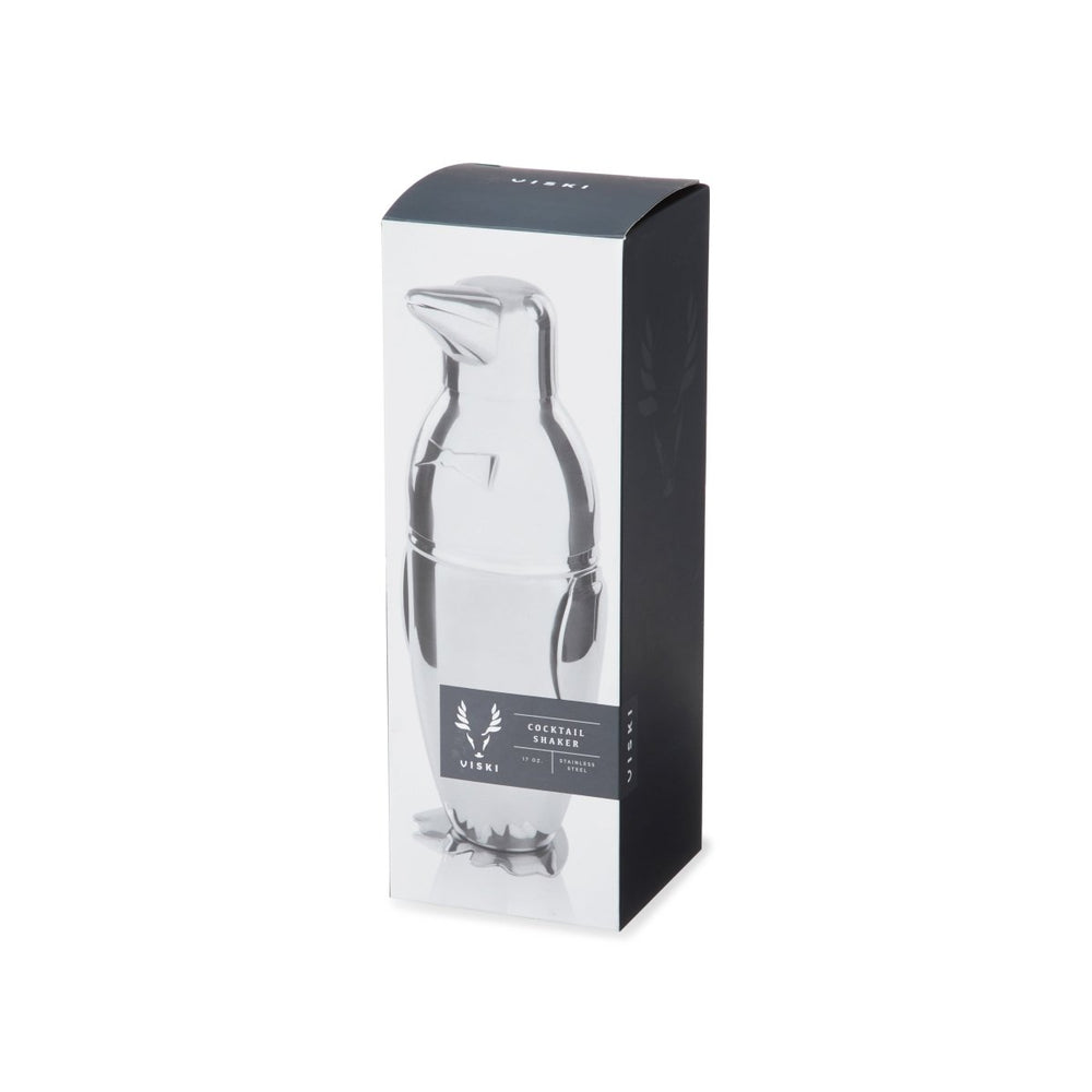 
                      
                        Viski Irving Stainless Steel Penguin Cocktail Shaker - lily & onyx
                      
                    