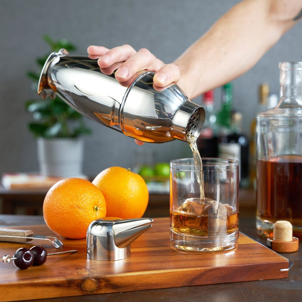 
                      
                        Viski Irving Stainless Steel Penguin Cocktail Shaker - lily & onyx
                      
                    
