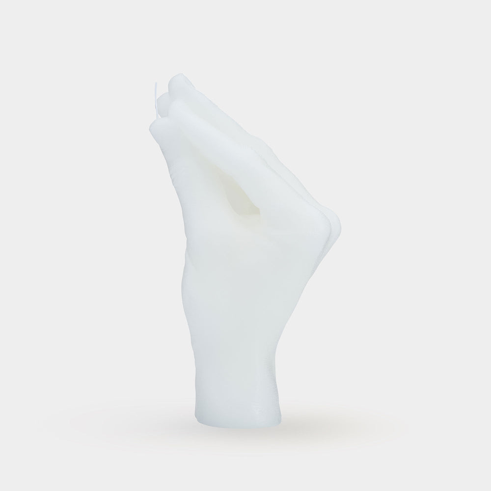 CandleHand "Italian Gesture" White
