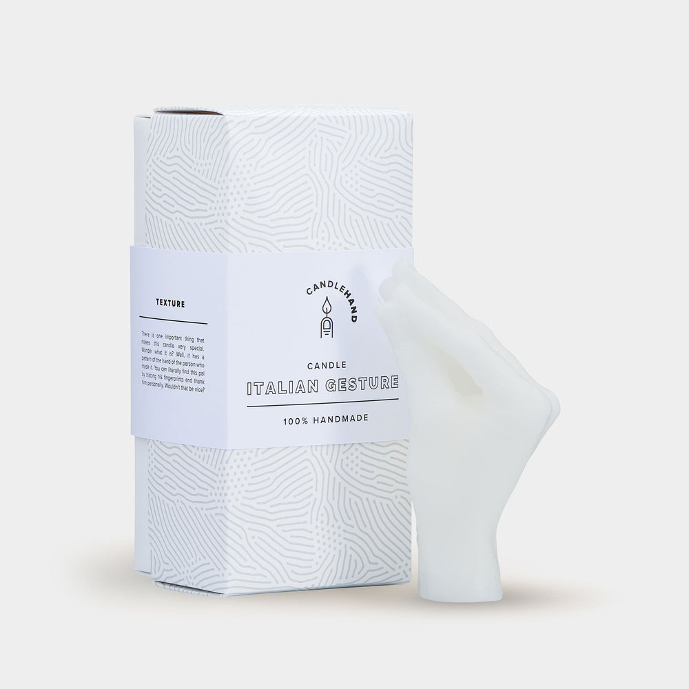 
                      
                        CandleHand "Italian Gesture" White
                      
                    
