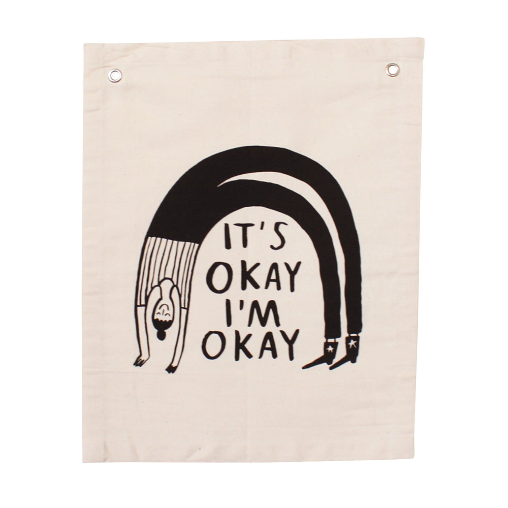 It's Okay Rainbow Banner