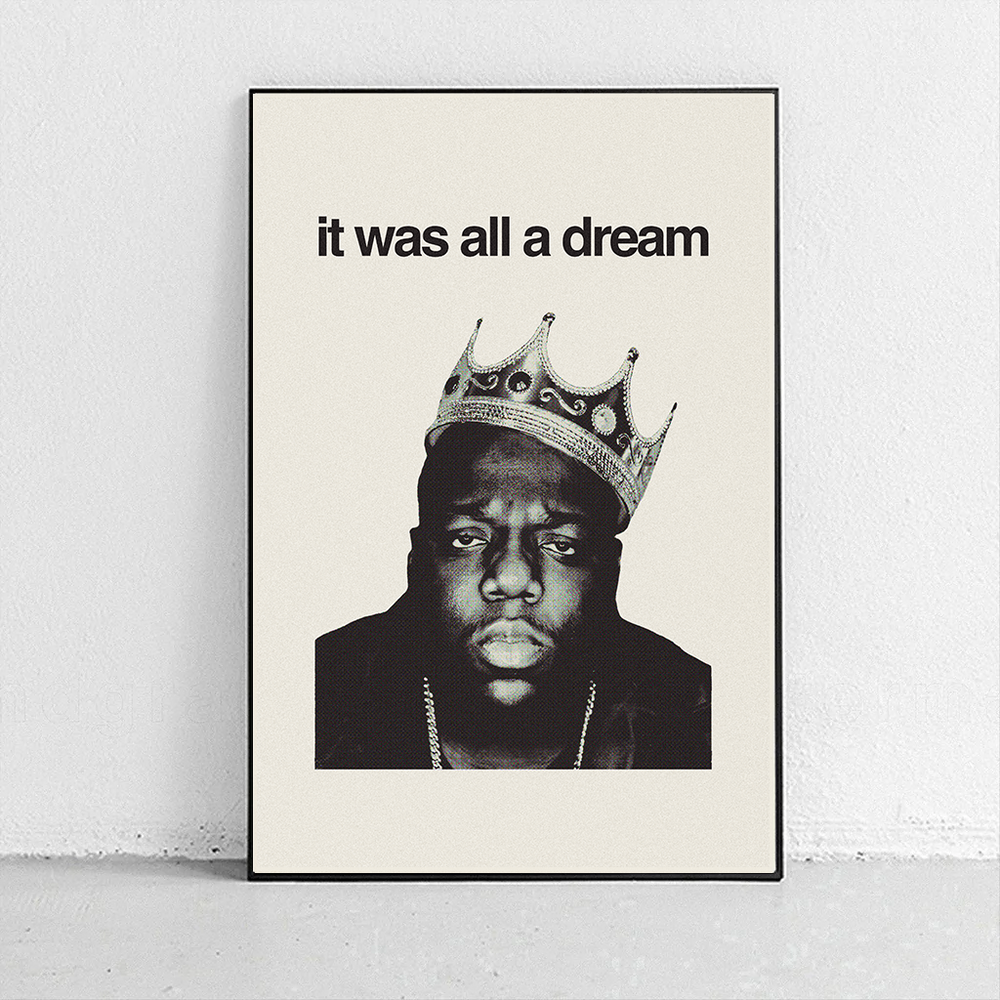The Notorious B.I.G. - It was all a dream - Biggie Art Print