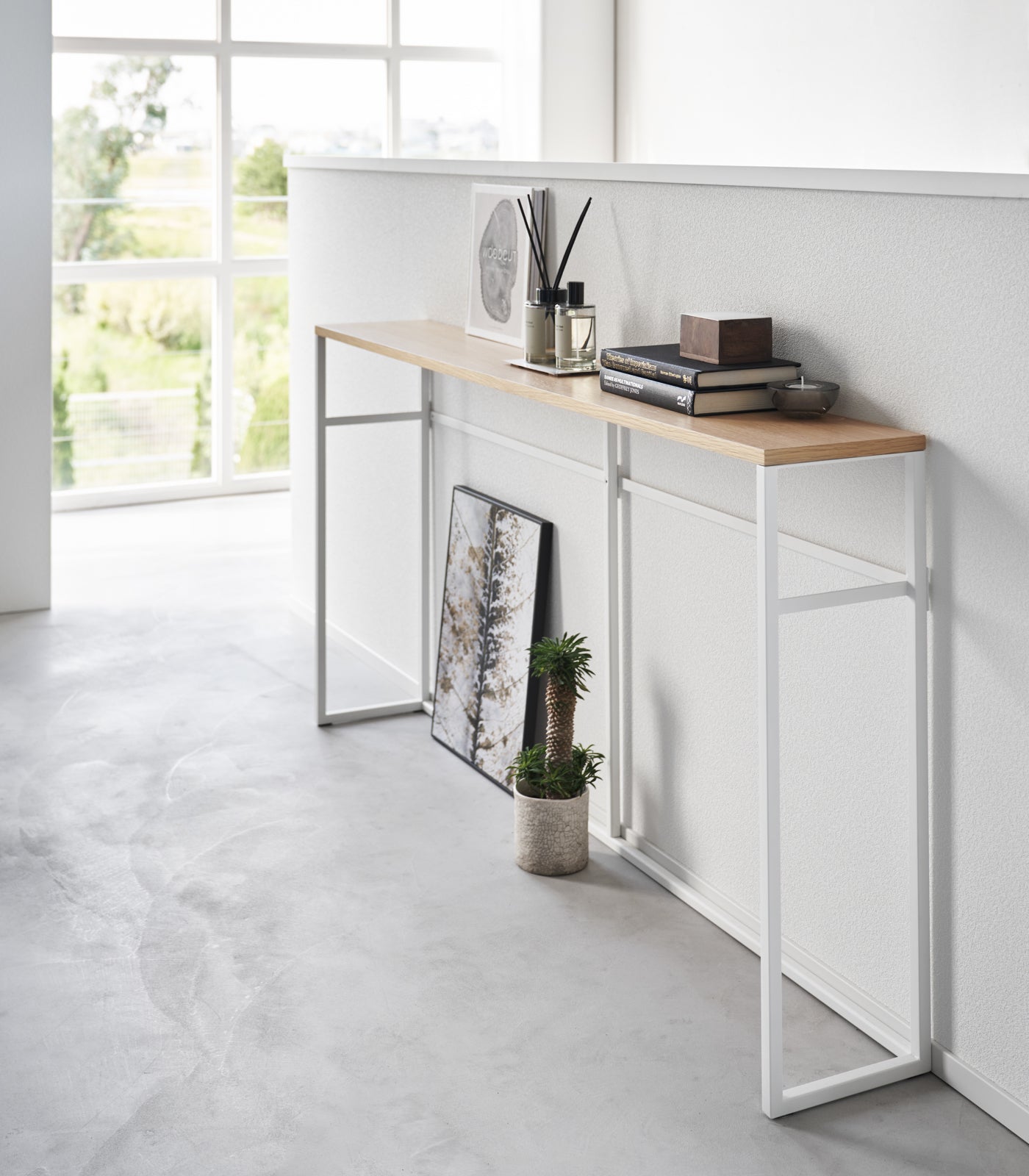 Long Steel Console Table