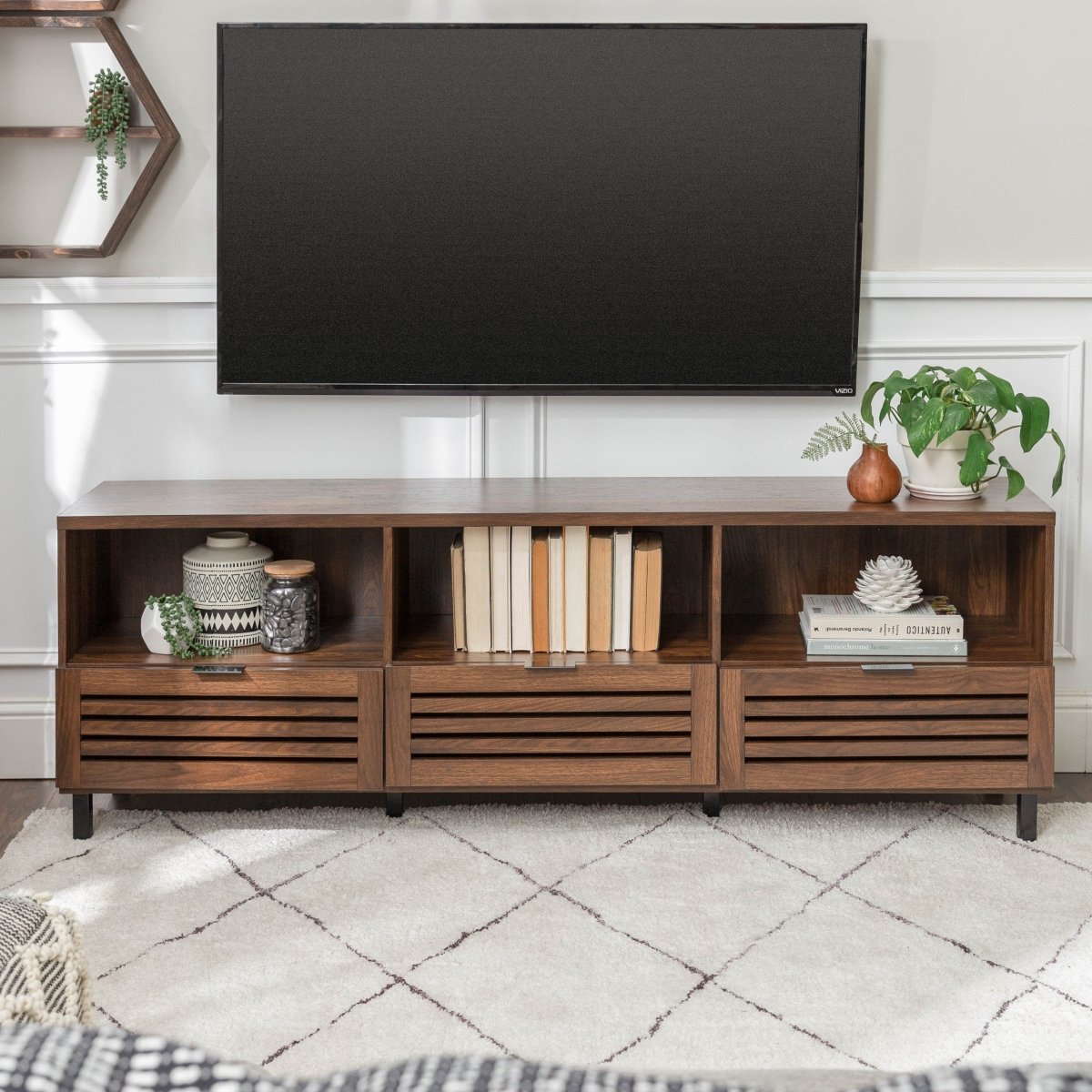 Walker Edison Jackson Slatted Media Console - lily & onyx