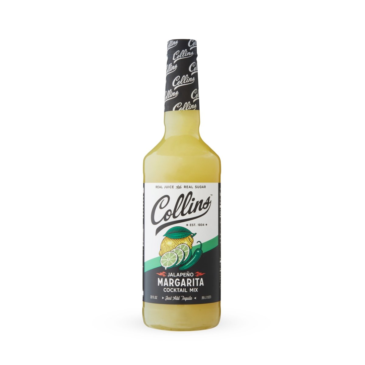 Collins Jalapeno Margarita Cocktail Mix, 32 oz - lily & onyx