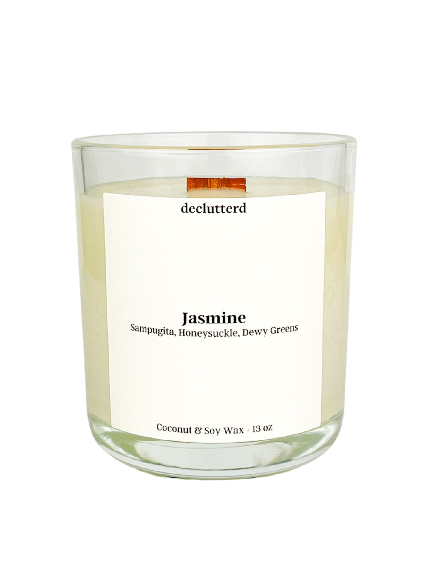 Jasmine Wood Wick Candle