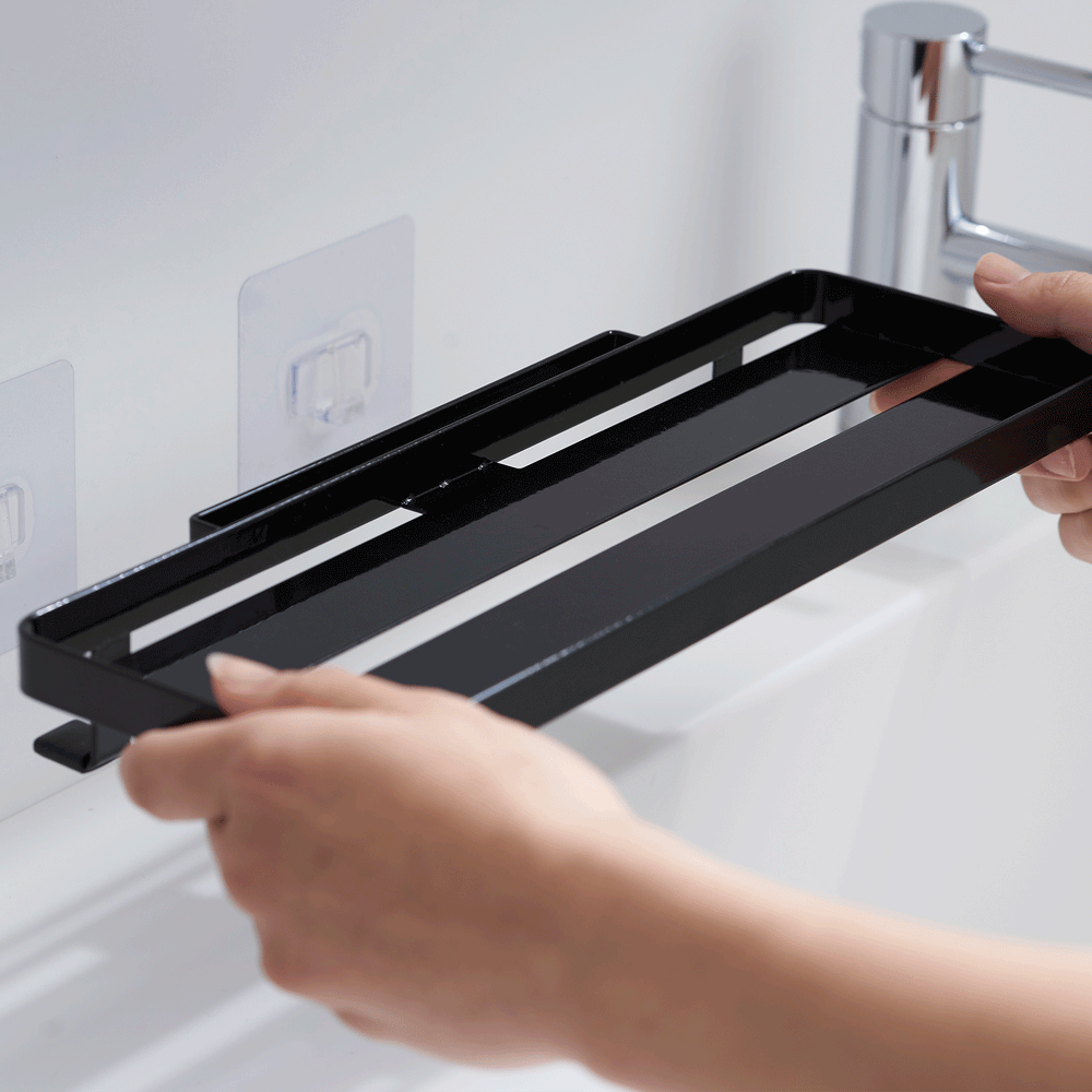 
                      
                        Traceless Adhesive Steel Floating Tray
                      
                    