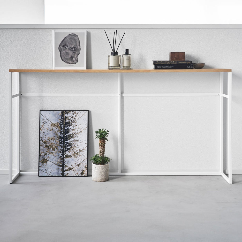 
                      
                        Long Steel Console Table
                      
                    