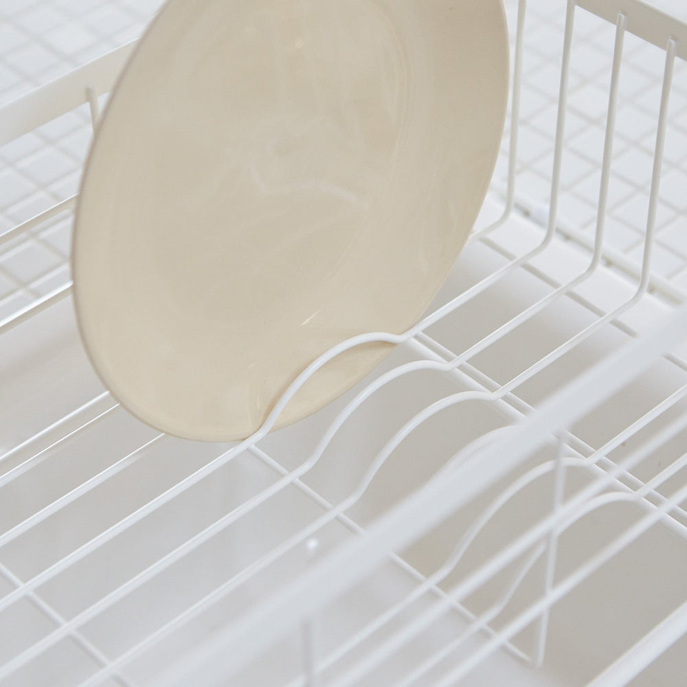 
                      
                        Over-the-Sink Steel Expandable Dish Rack with Wood Handles
                      
                    
