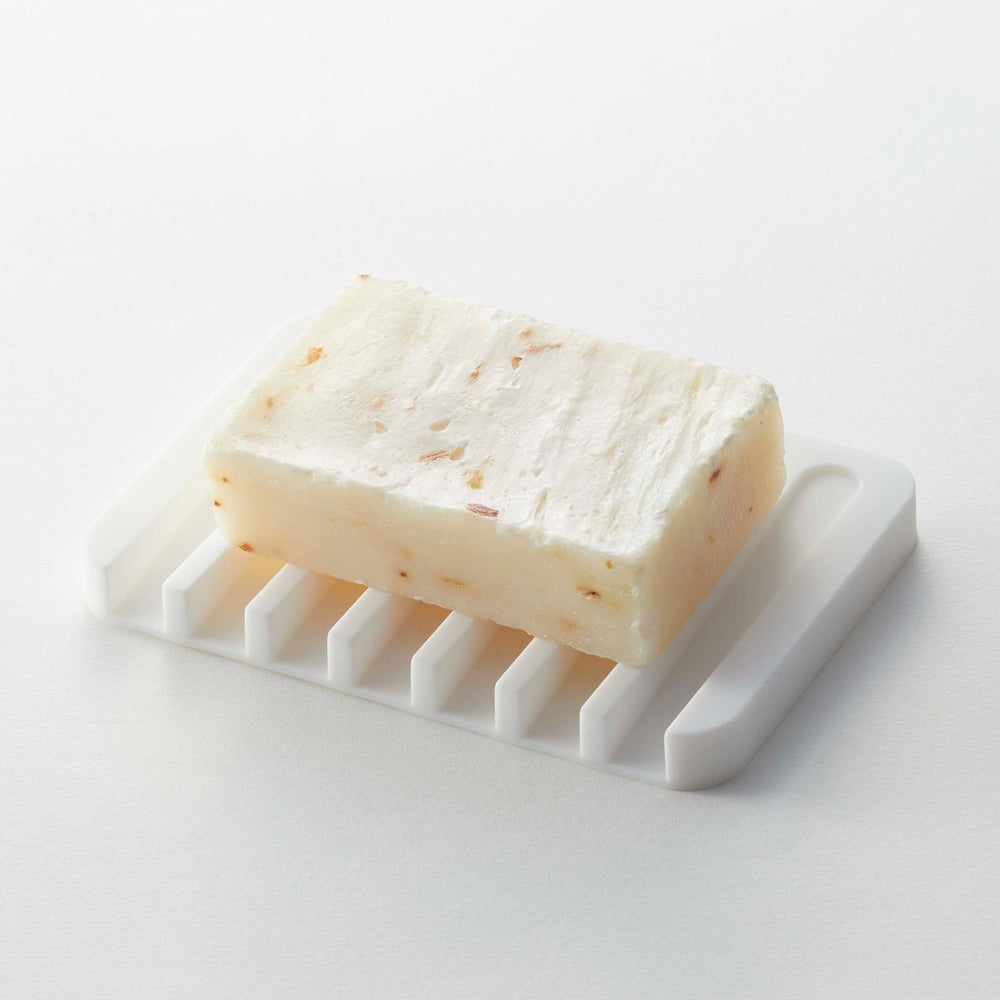 Self-Draining Silicone Soap Tray