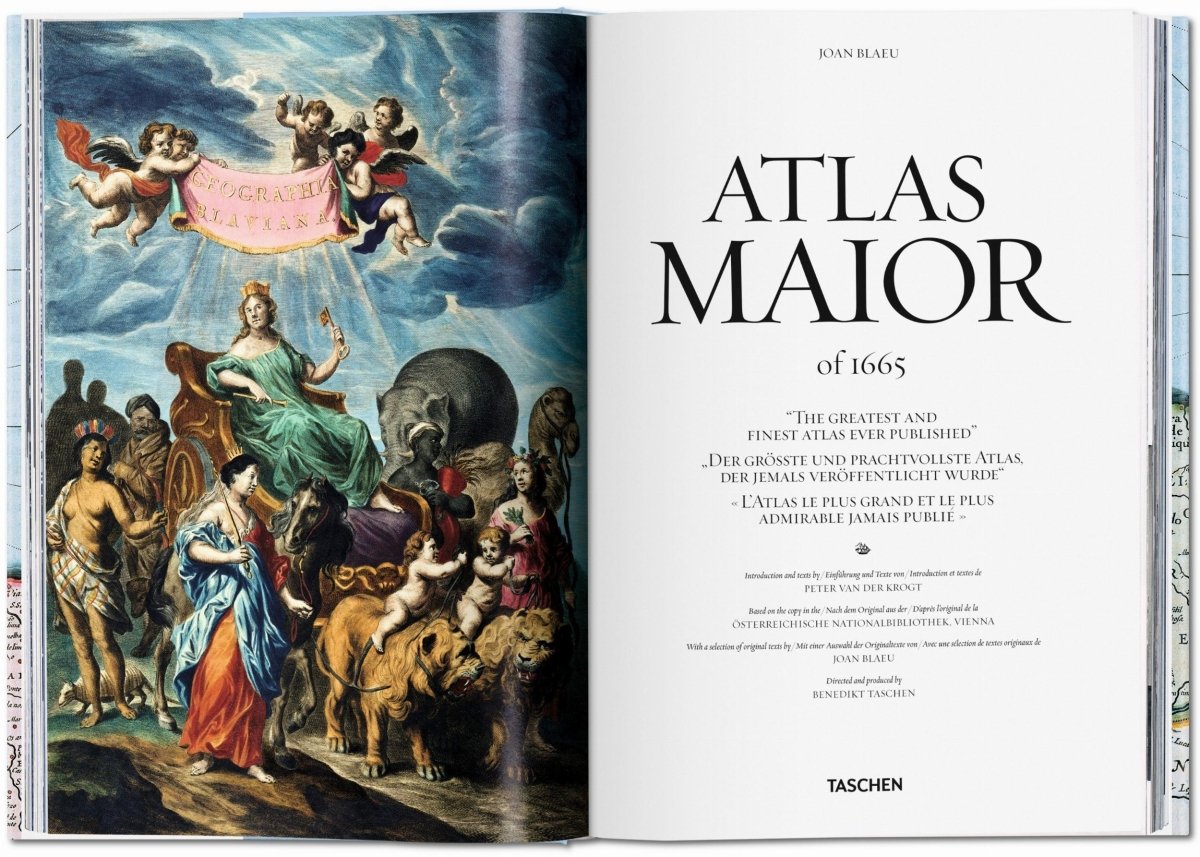 TASCHEN Joan Blaeu. Atlas Maior of 1665 (German, French, English) - lily & onyx