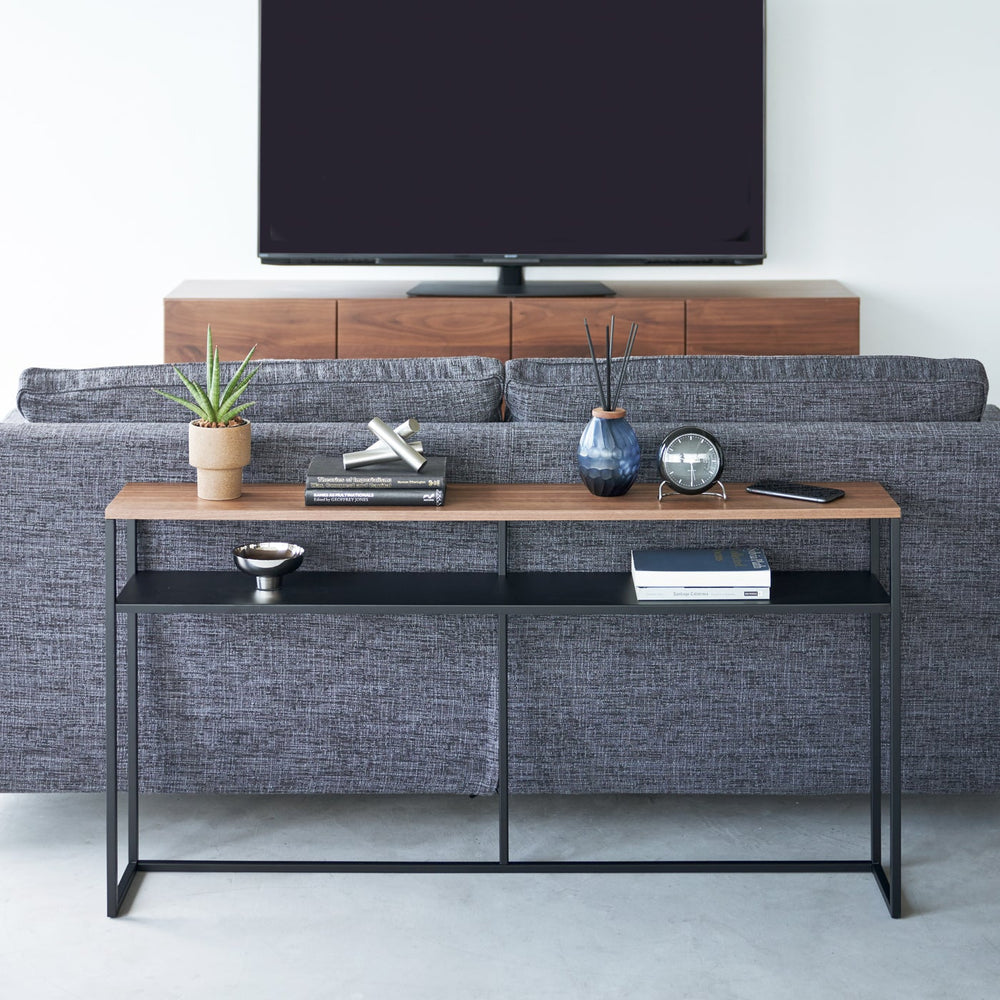 
                      
                        Long Steel Console Table
                      
                    
