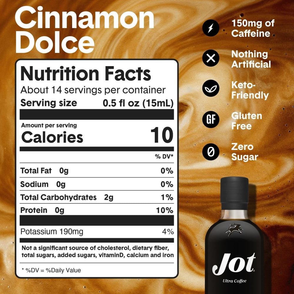 
                      
                        Jot Jot Cinnamon Dolce | Ultra Coffee Concentrate
                      
                    