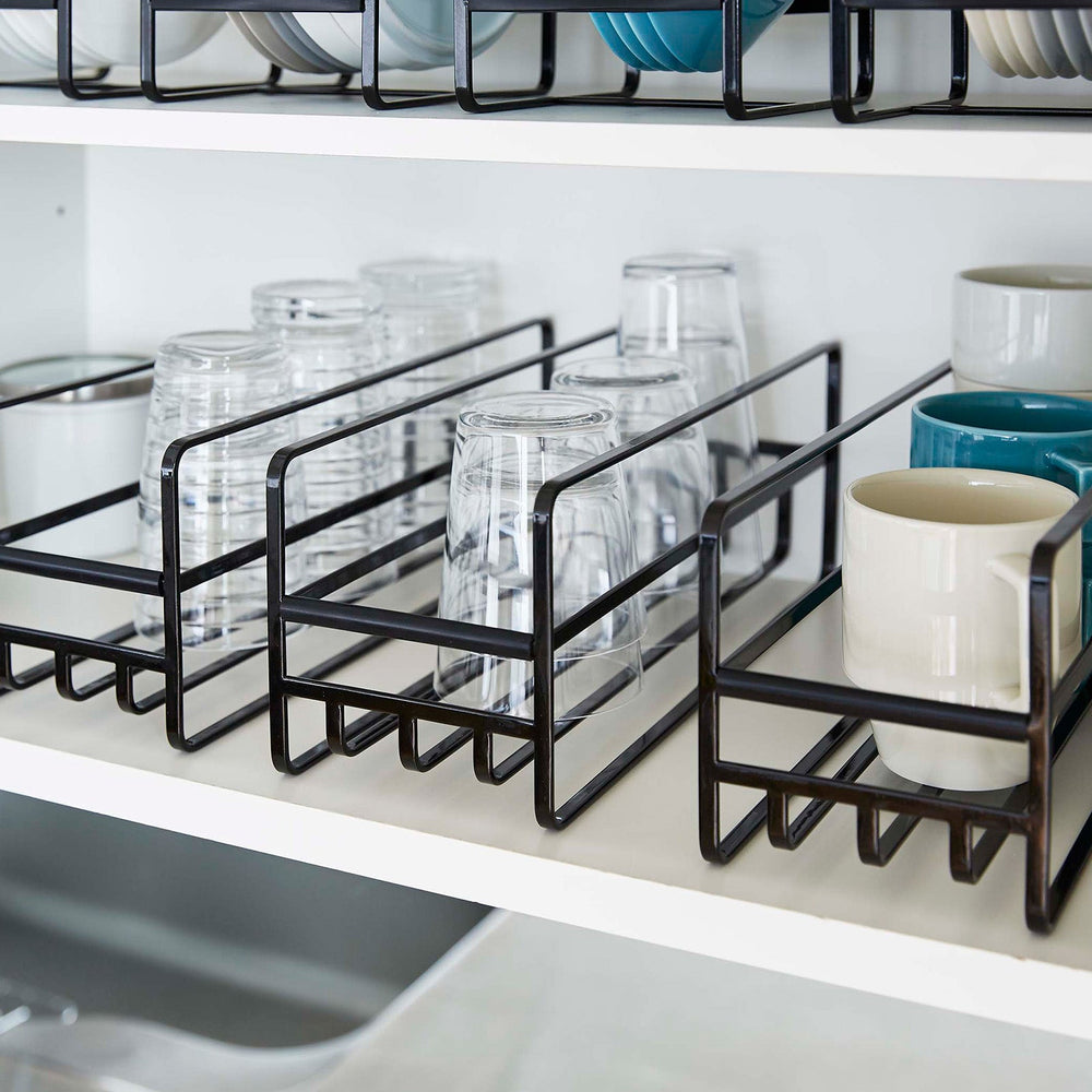 
                      
                        Glass and Mug Cabinet Organizer - Steel
                      
                    