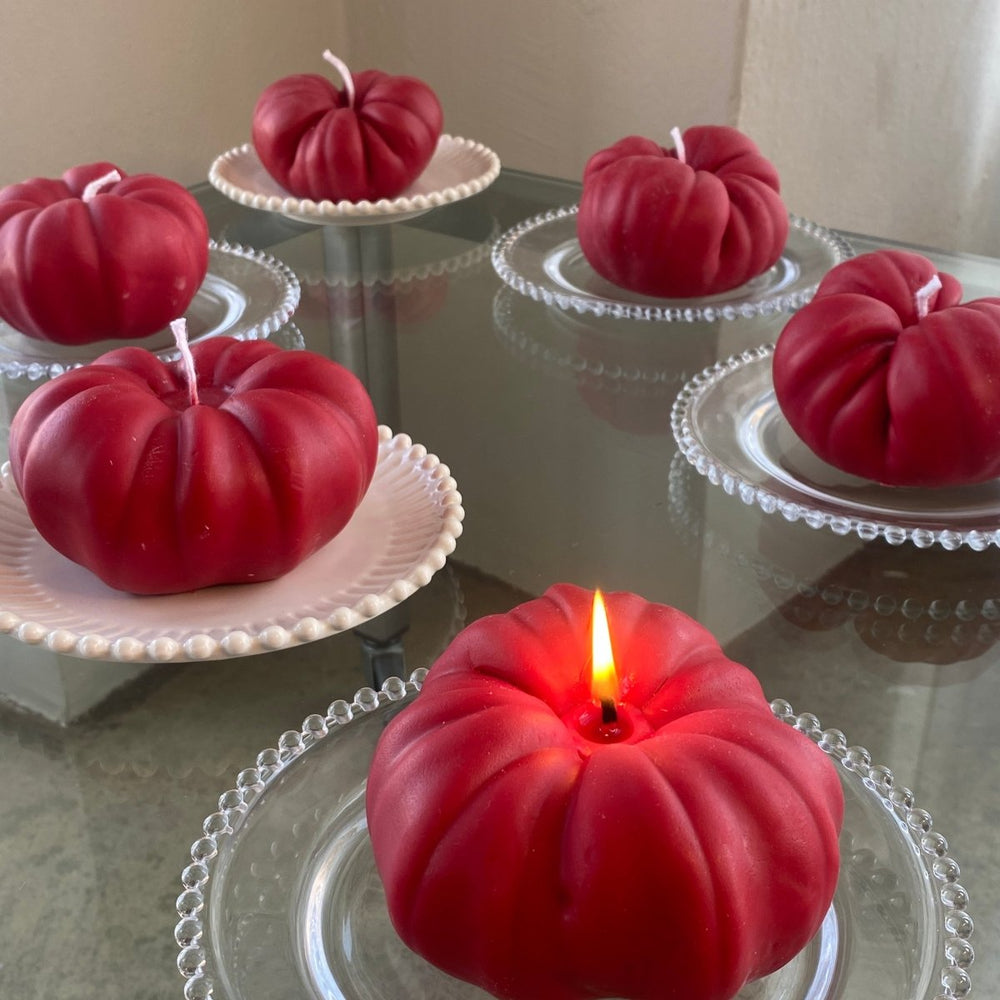 
                      
                        Scandles Jumbo Heirloom Tomato Candle - Red - lily & onyx
                      
                    