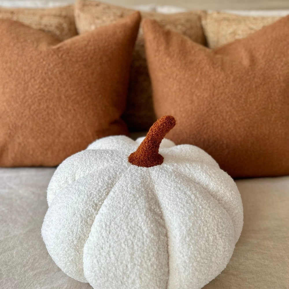 
                      
                        Busa Designs Jumbo Sherpa Cream Pumpkin Pillow - lily & onyx
                      
                    