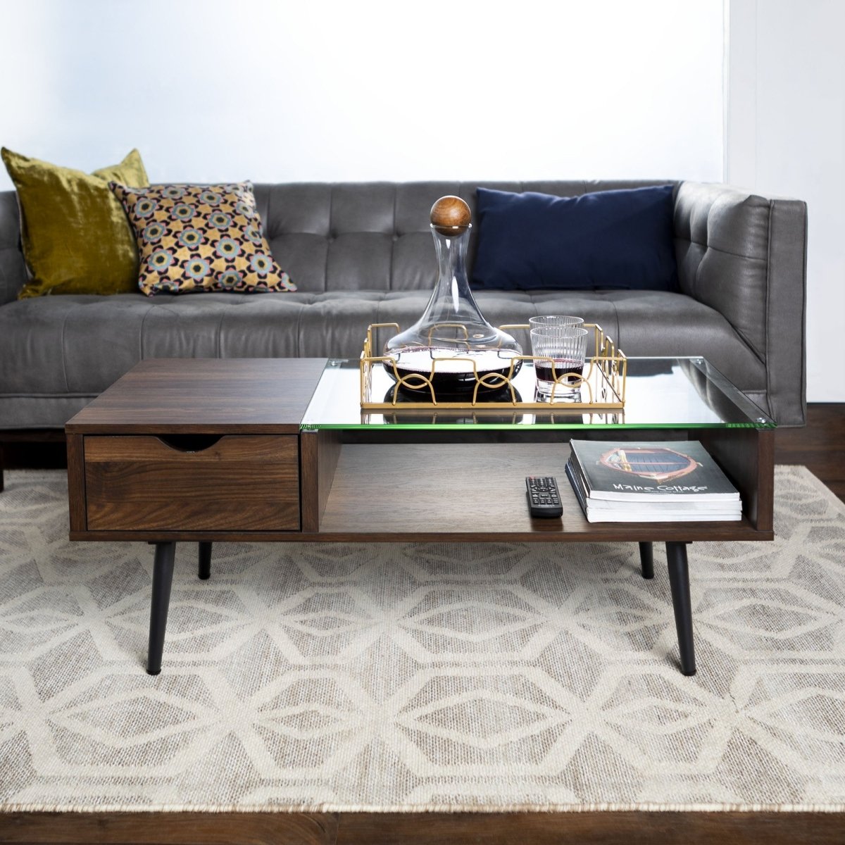 Walker Edison Juniper Coffee Table - lily & onyx