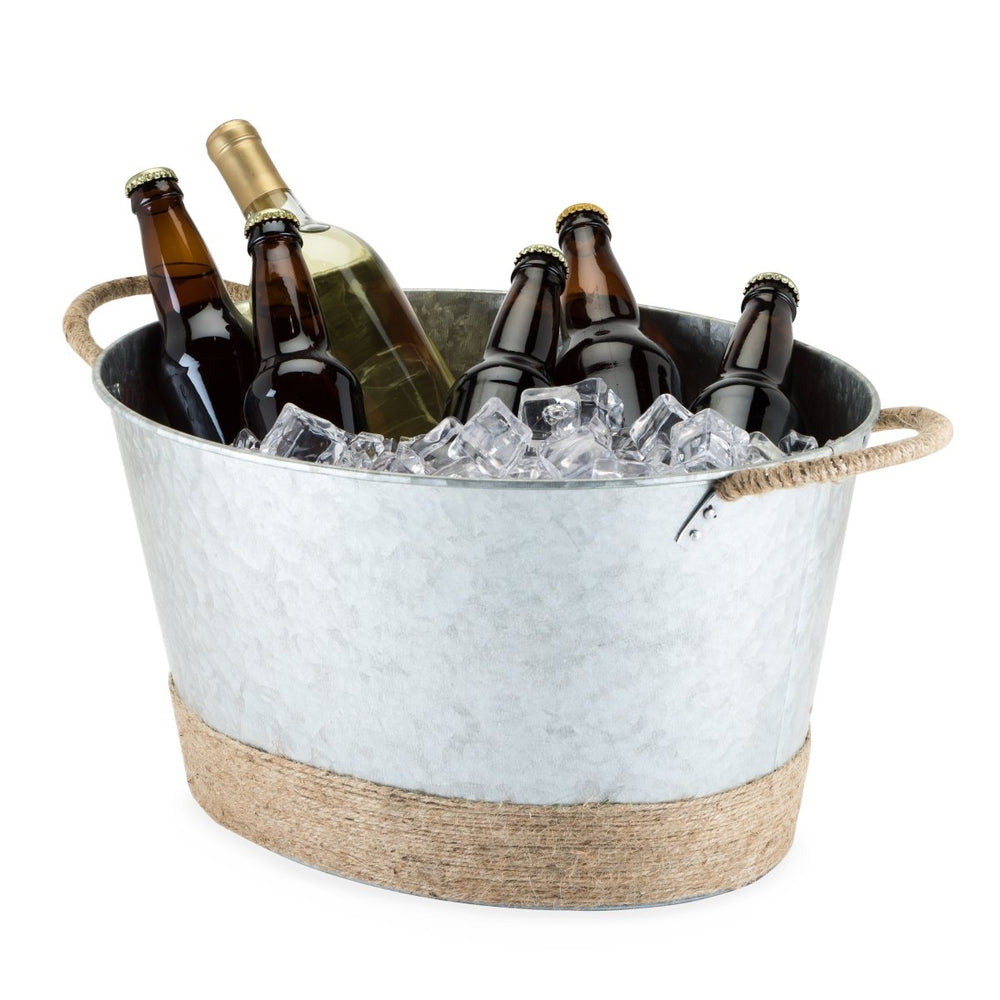 
                      
                        Twine Living Jute Rope Wrapped Galvanized Tub - lily & onyx
                      
                    