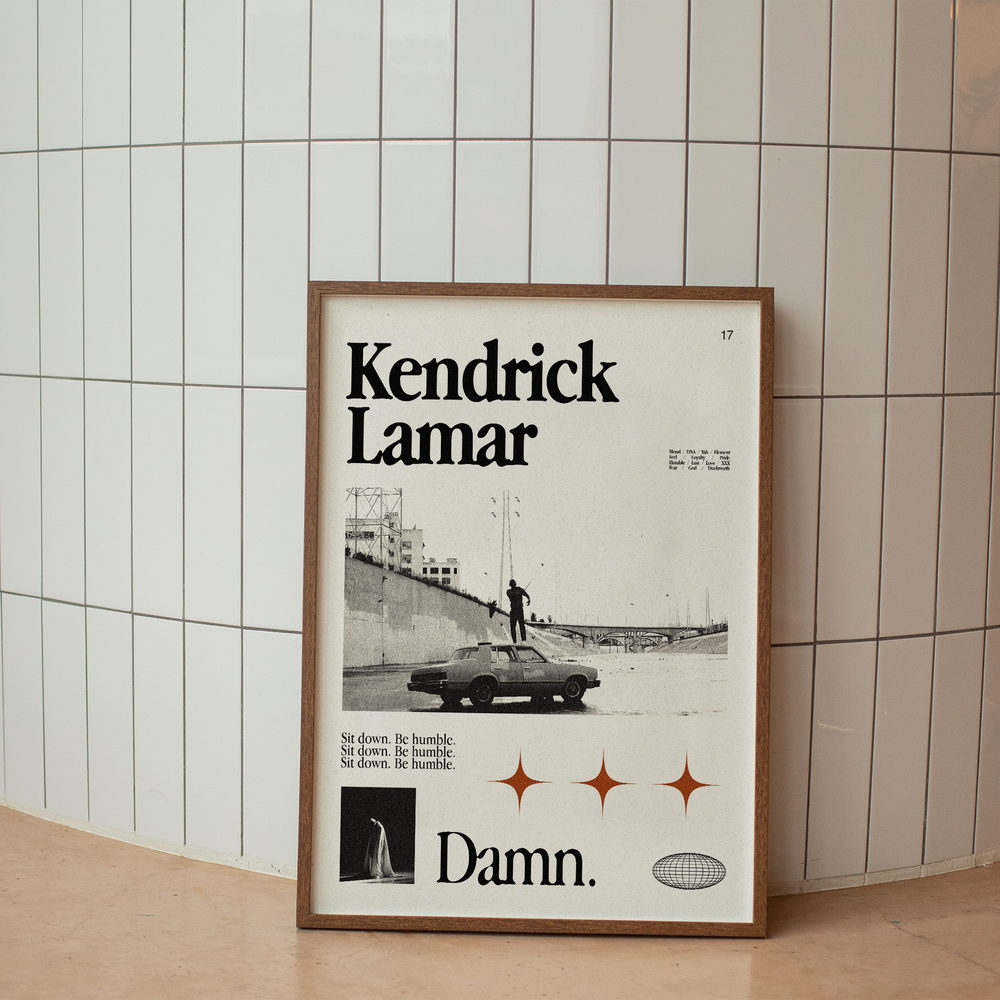 
                      
                        Kendrick Lamar - Damn. Art Print
                      
                    