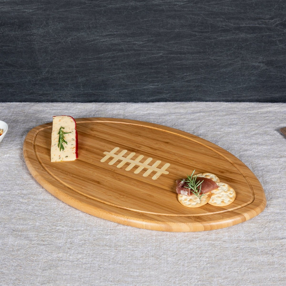 Picnic Time Family of Brands Kickoff Football Cutting Board & Serving Tray - lily & onyx