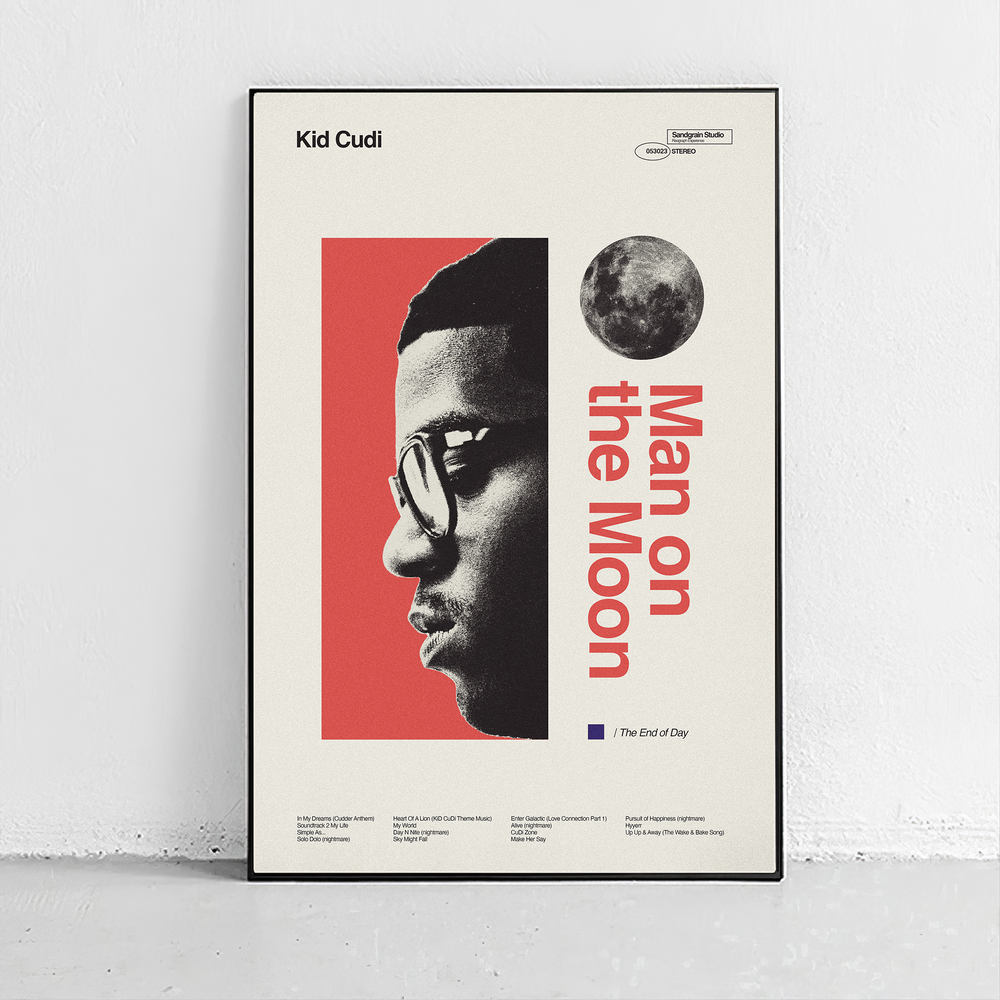 Kid Cudi - Man on the Moon Art Print