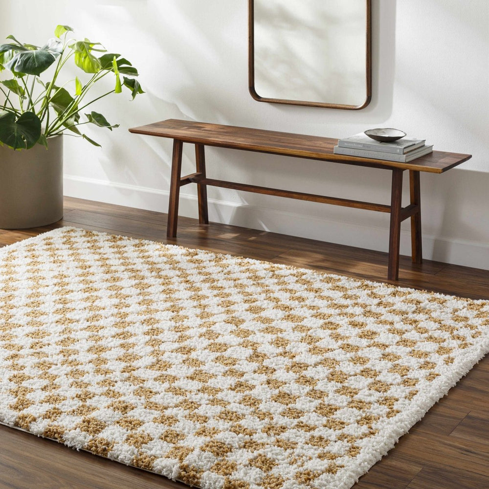 
                      
                        Hauteloom Kieu Yellow & White Checkered Area Rug - lily & onyx
                      
                    