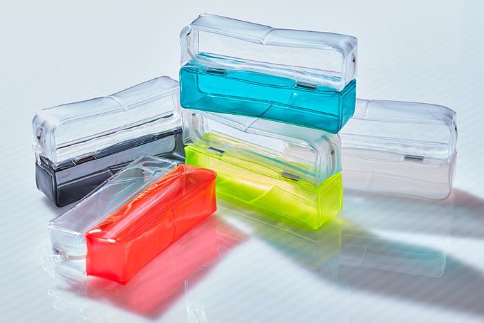 KING JIM CHEERS! Twin Pencase - Large Capacity Dual Pocket Pen Case