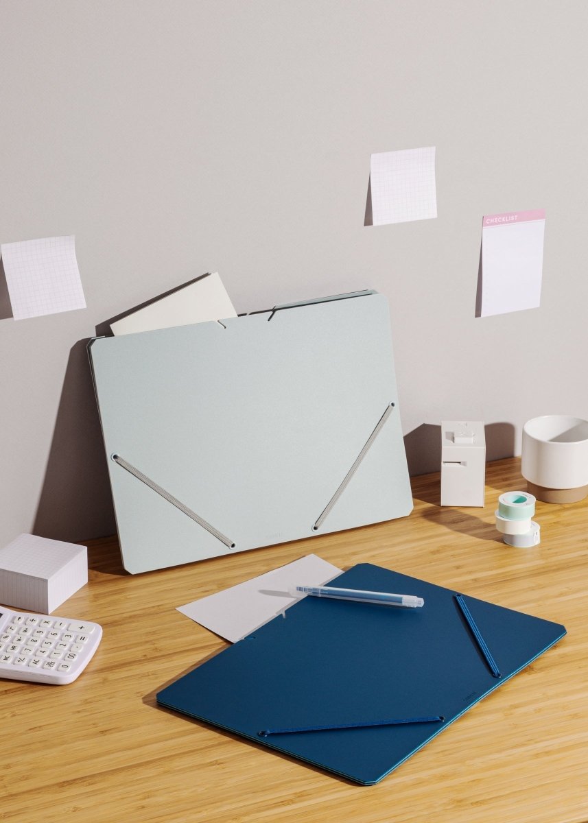 KING JIM KING JIM SAND IT A4 Document Holder - Elastic Expandable Organizer